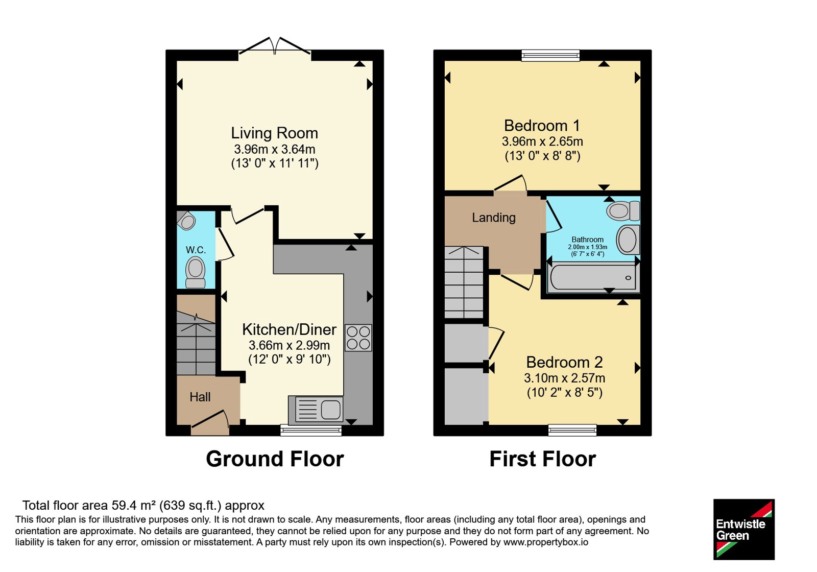 64, Hammond Drive, Merseyside floorplan