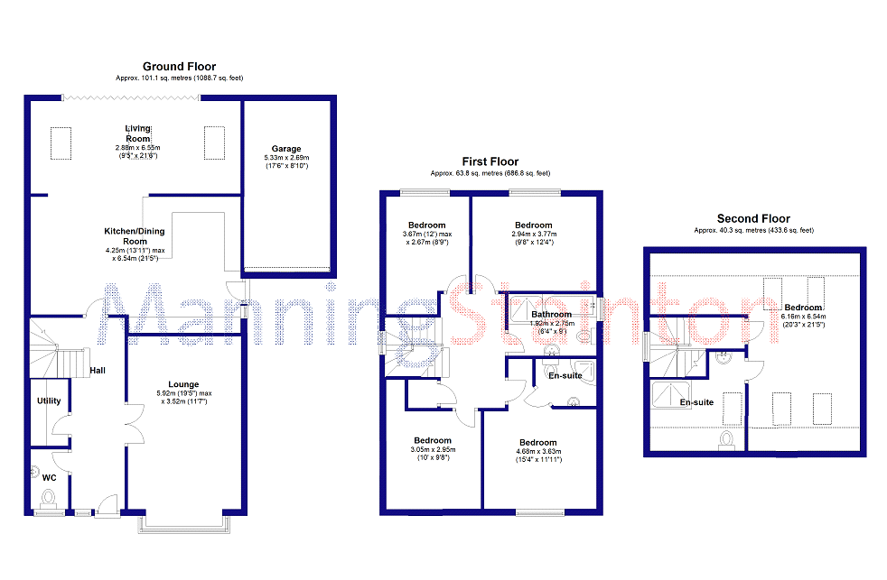5 Bedrooms Detached house for sale in Plot 3, Westfield Lane, Kippax, Leeds, West Yorkshire LS25