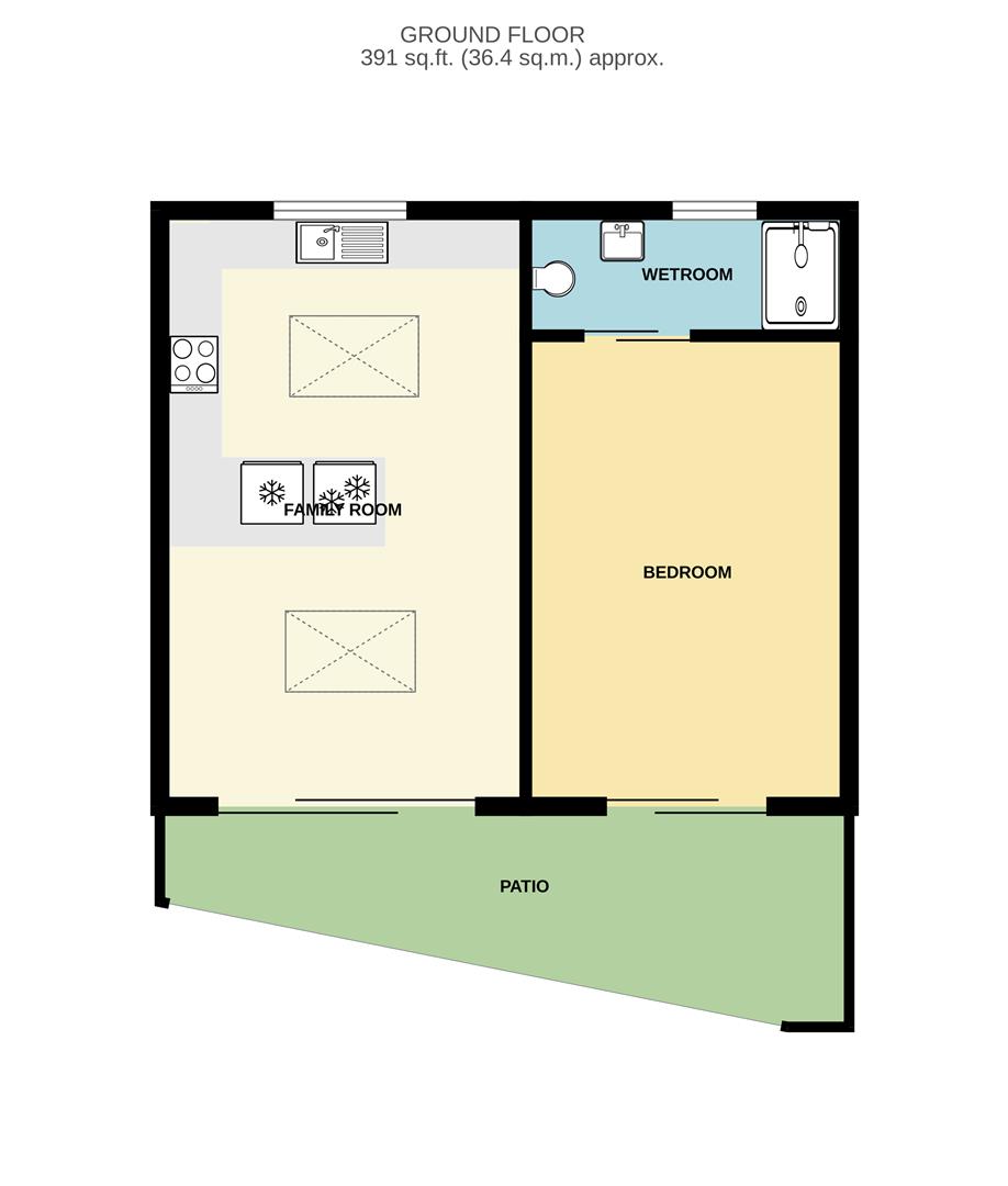 Nampara Cottage and Tree Box, Grannys Lane, Perranporth floorplan