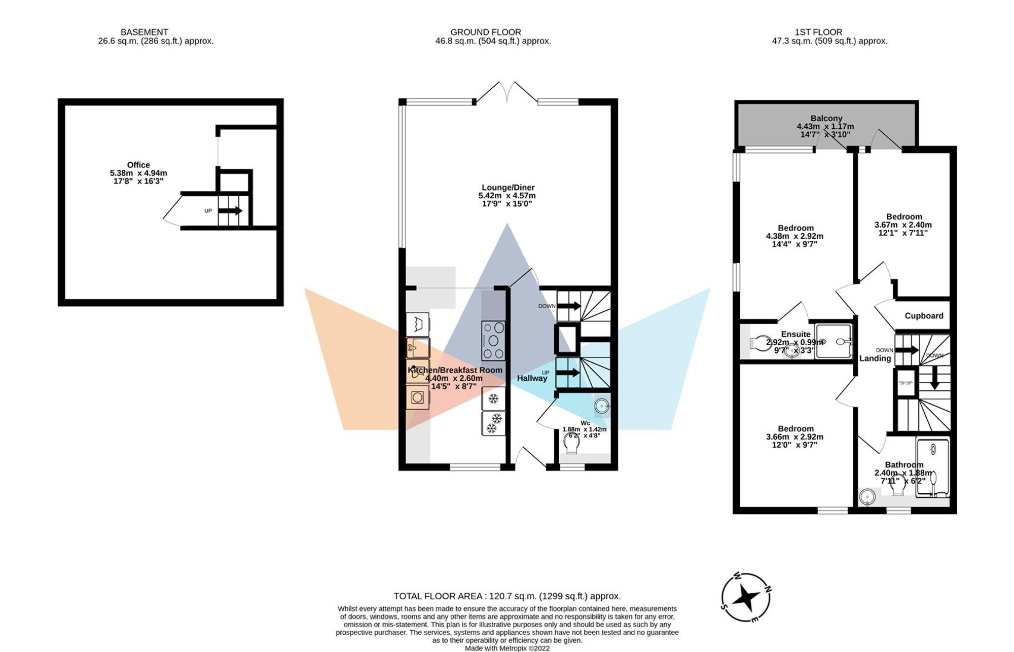 Kingsgate Avenue, Broadstairs CT10, 3 bedroom end terrace house for
