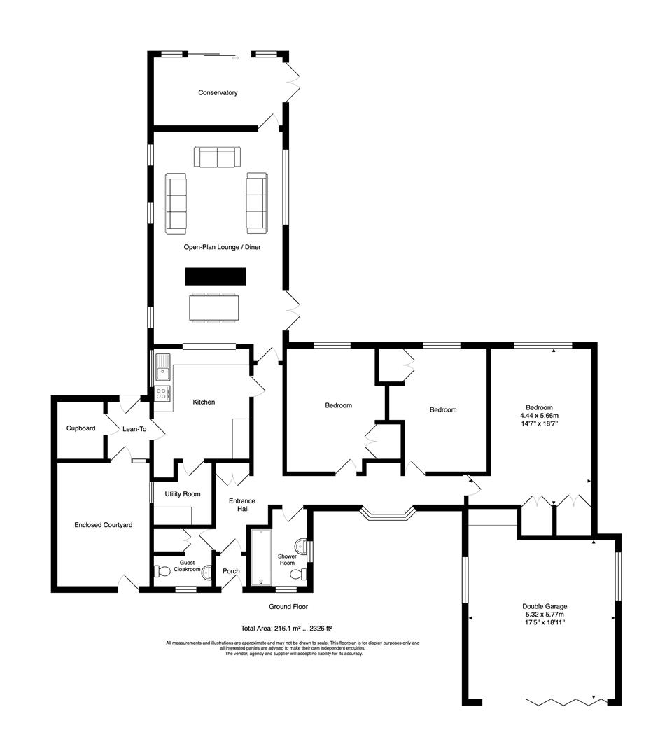 37, Morland Avenue, Leicester floorplan