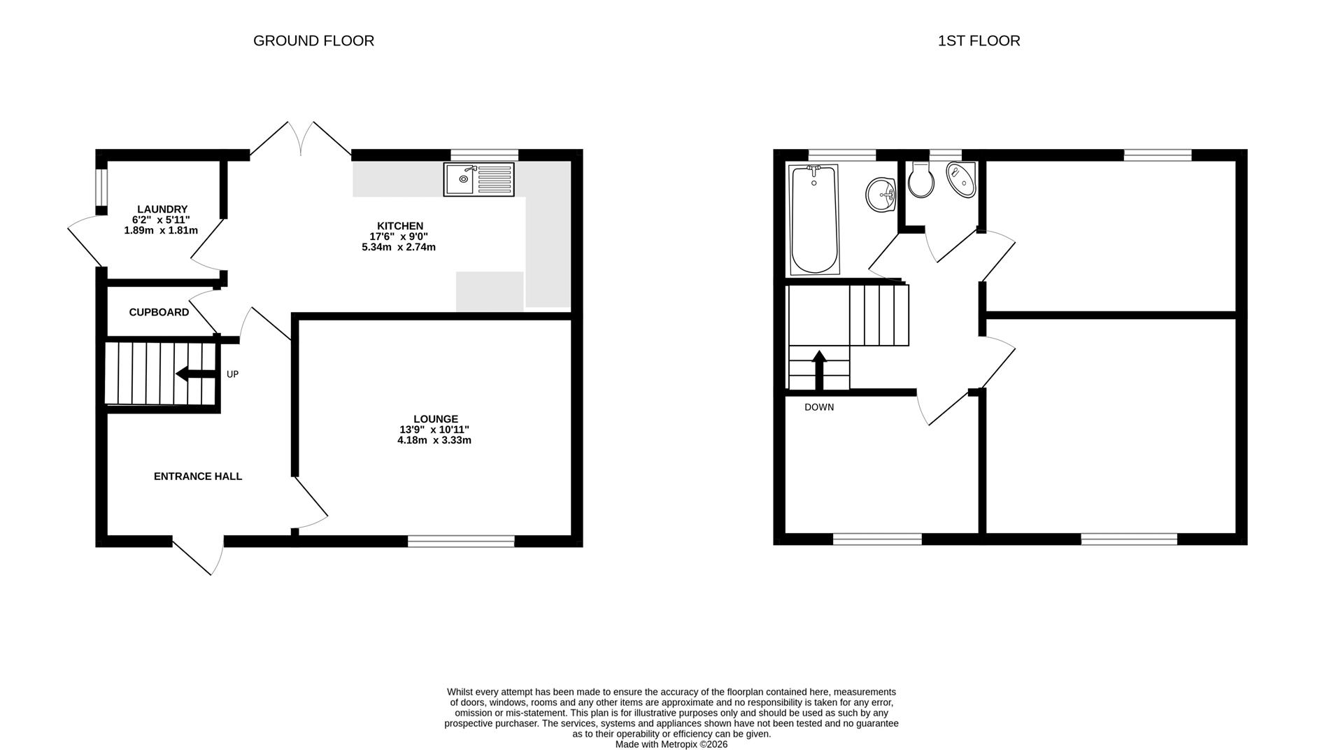 121, Huntwick Crescent, Pontefract floorplan