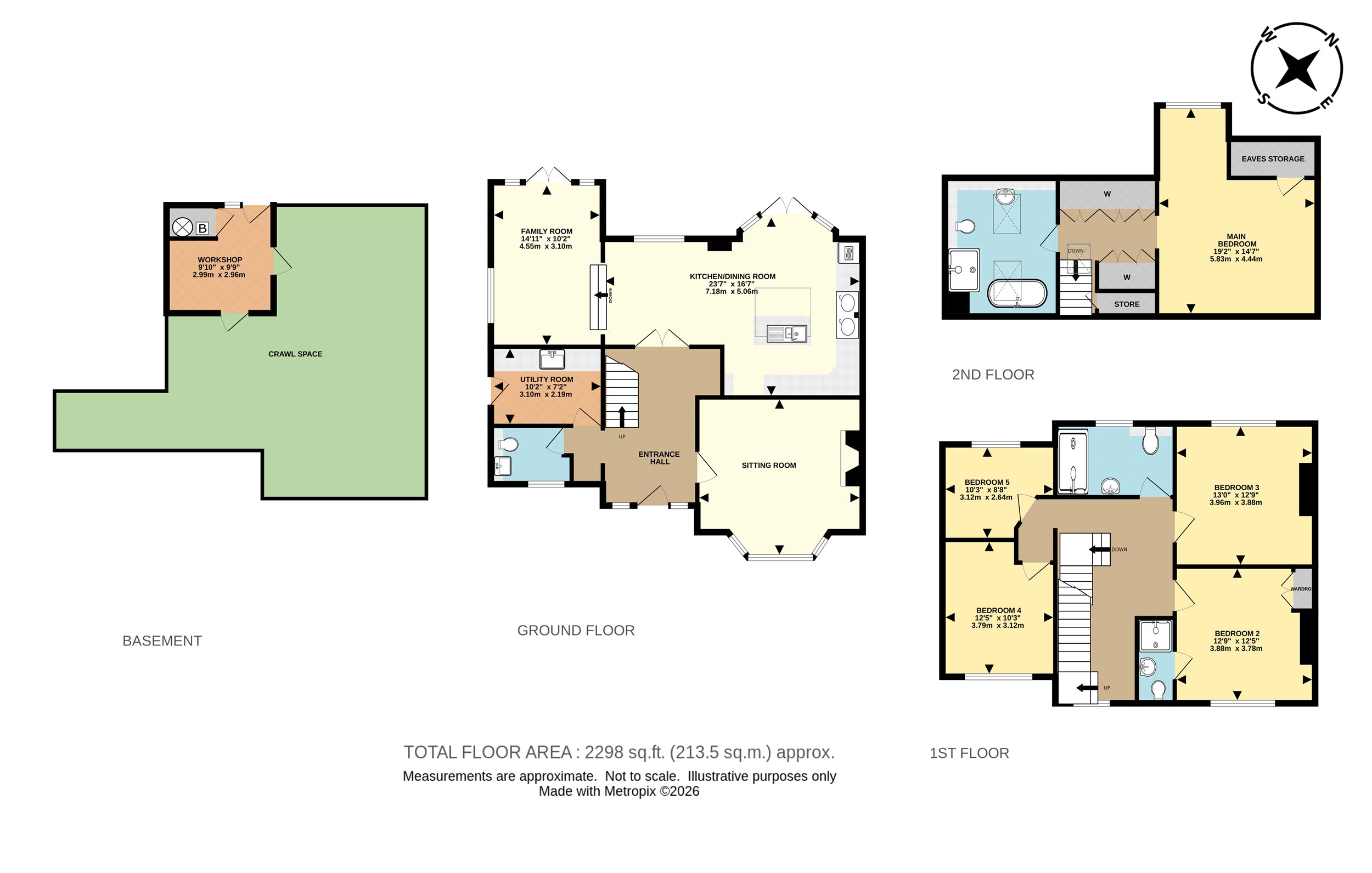 55, Lynwood Road, Surrey floorplan