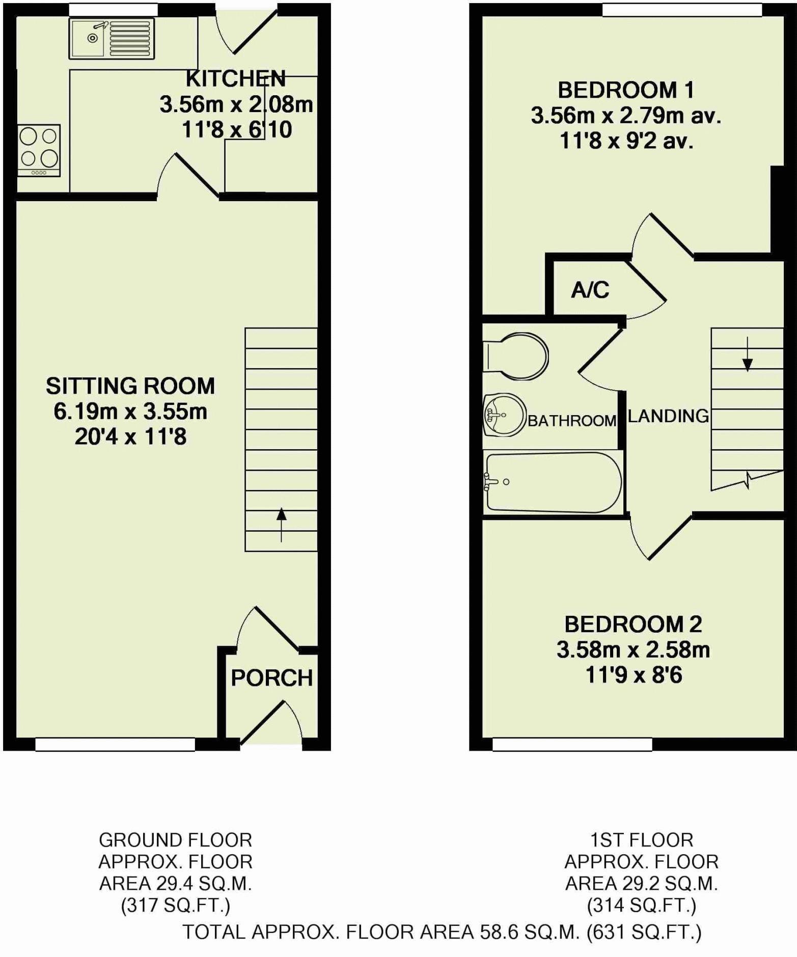 2 Bedrooms Terraced house to rent in Chamberlain Place, Kidlington OX5