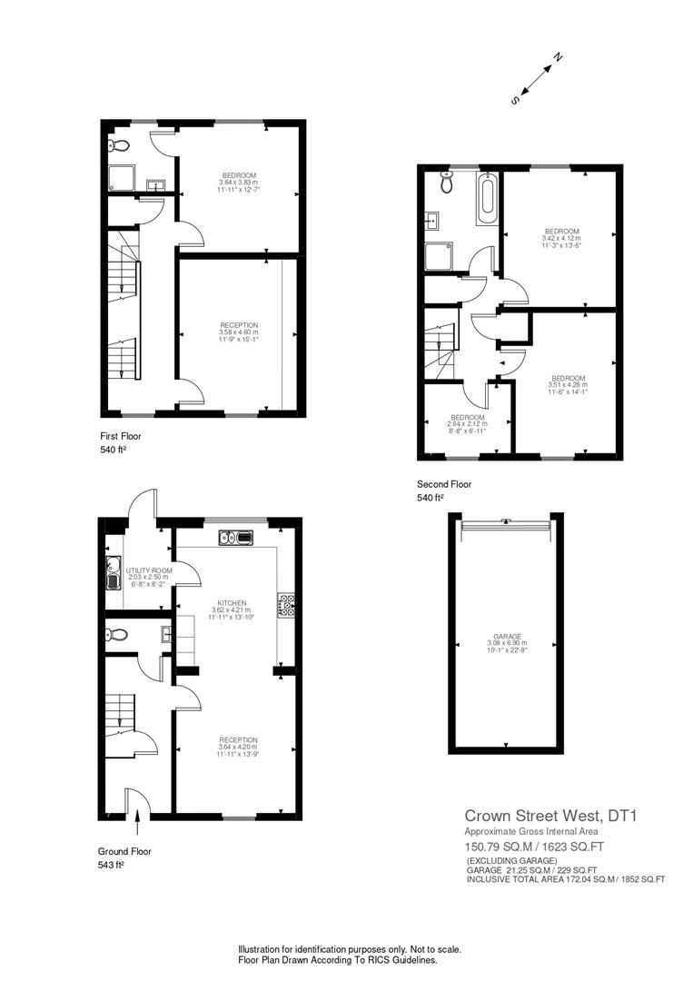 17, Crown Street West, Dorchester floorplan