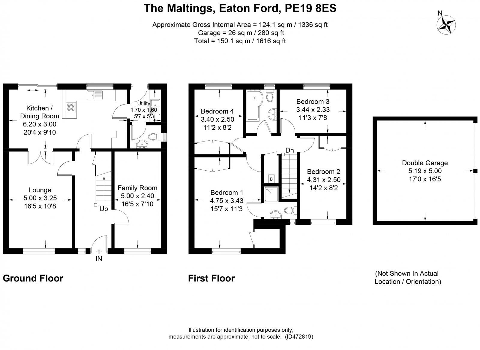 4 Bedrooms Detached house for sale in The Maltings, Eaton Socon, St. Neots PE19