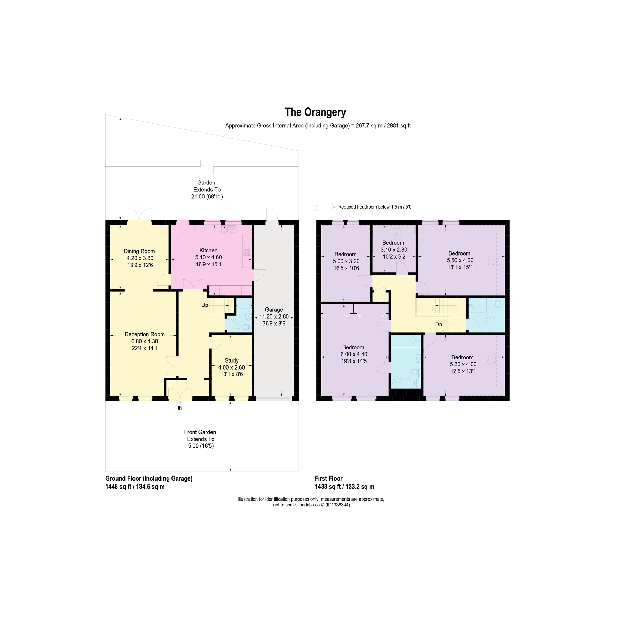 13, The Orangery, Richmond floorplan