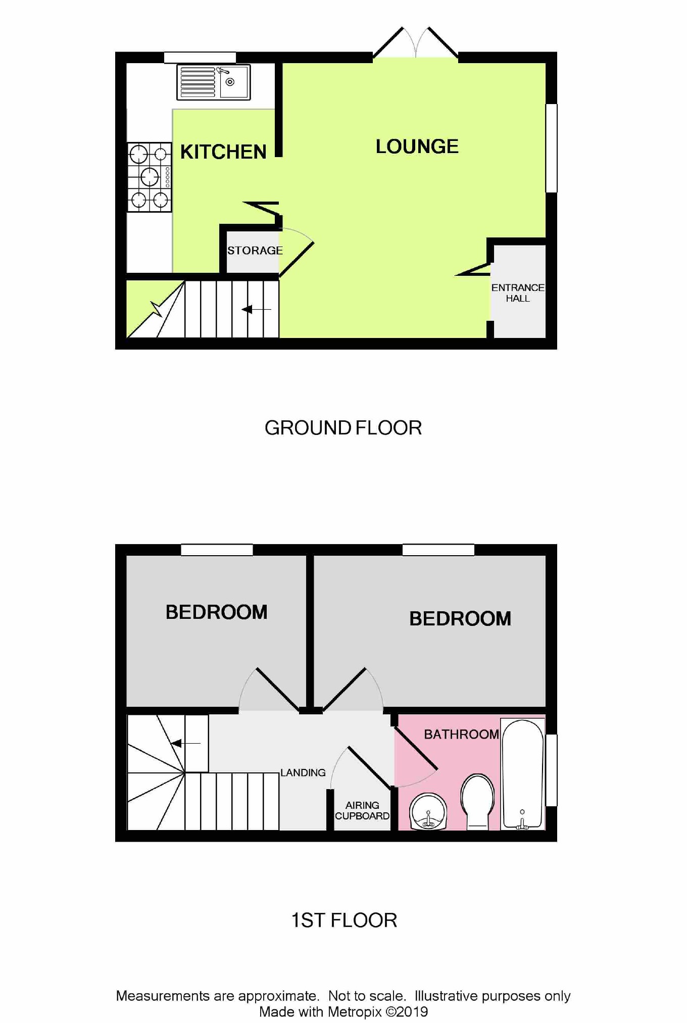 2 Bedrooms Semi-detached house for sale in Laurel Close, Worthing, West Sussex BN13