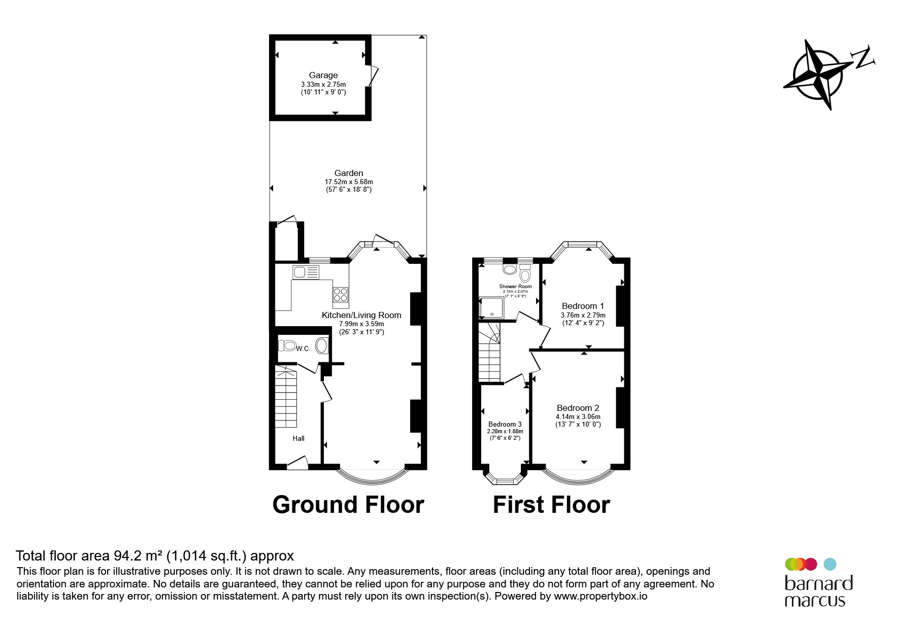 88, Kingston Avenue, Sutton floorplan