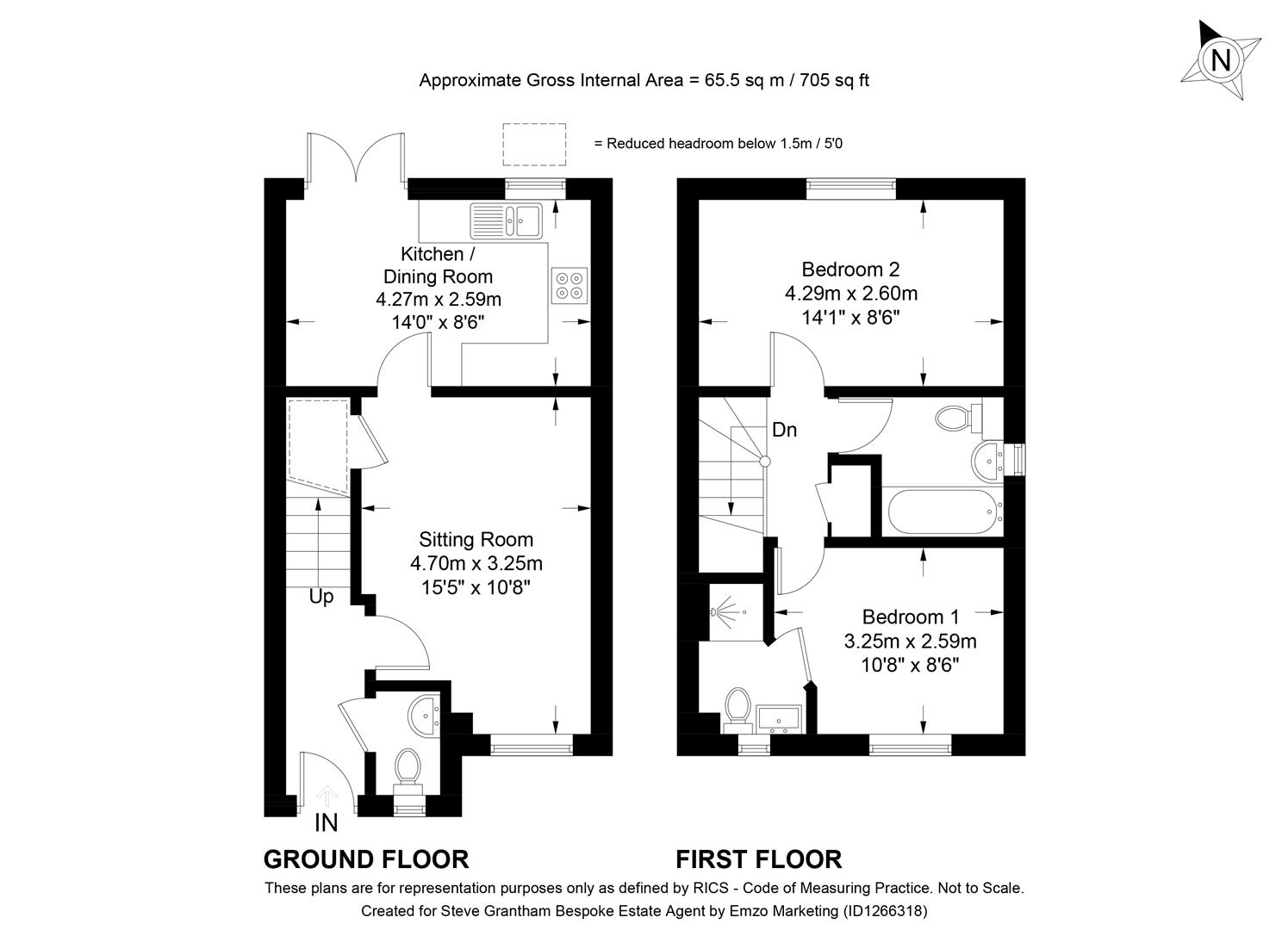 6, Little Green, Denmead floorplan