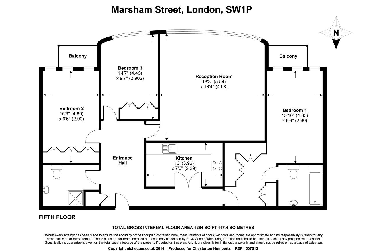3 Bedrooms Flat to rent in St Johns Building, 79 Marsham Street, London SW1P
