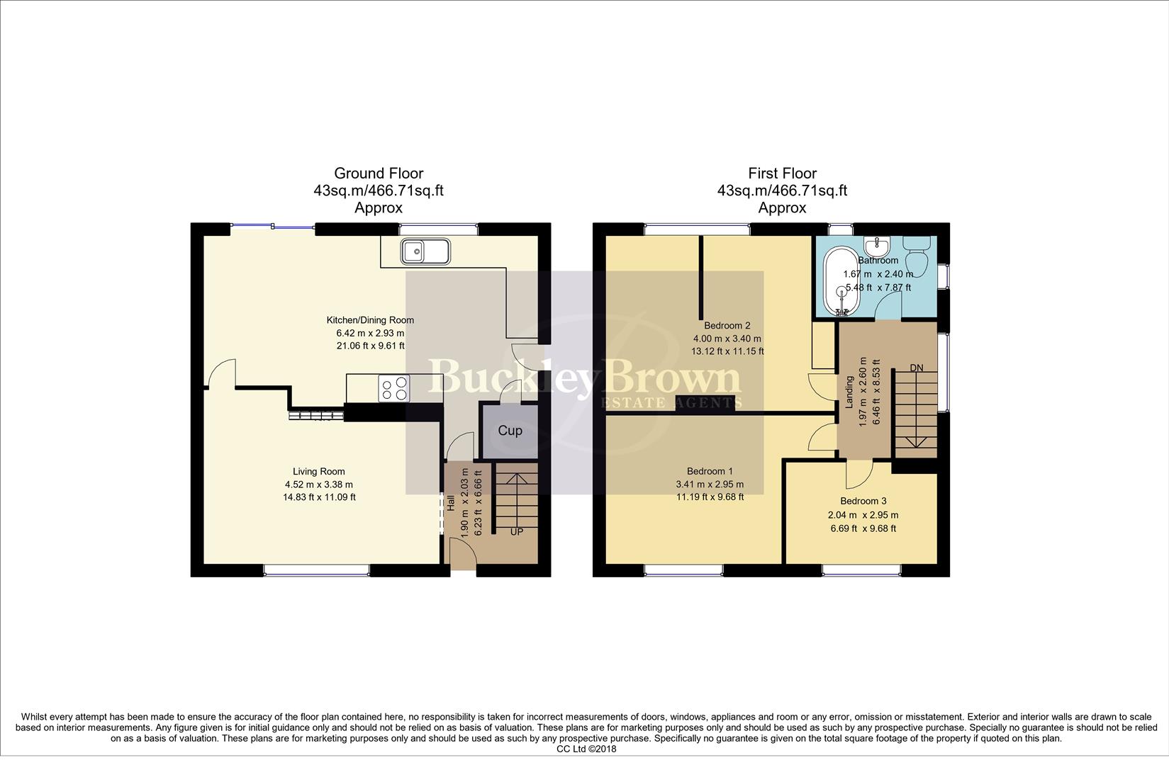 134, Carsic Road, Sutton-In-Ashfield floorplan
