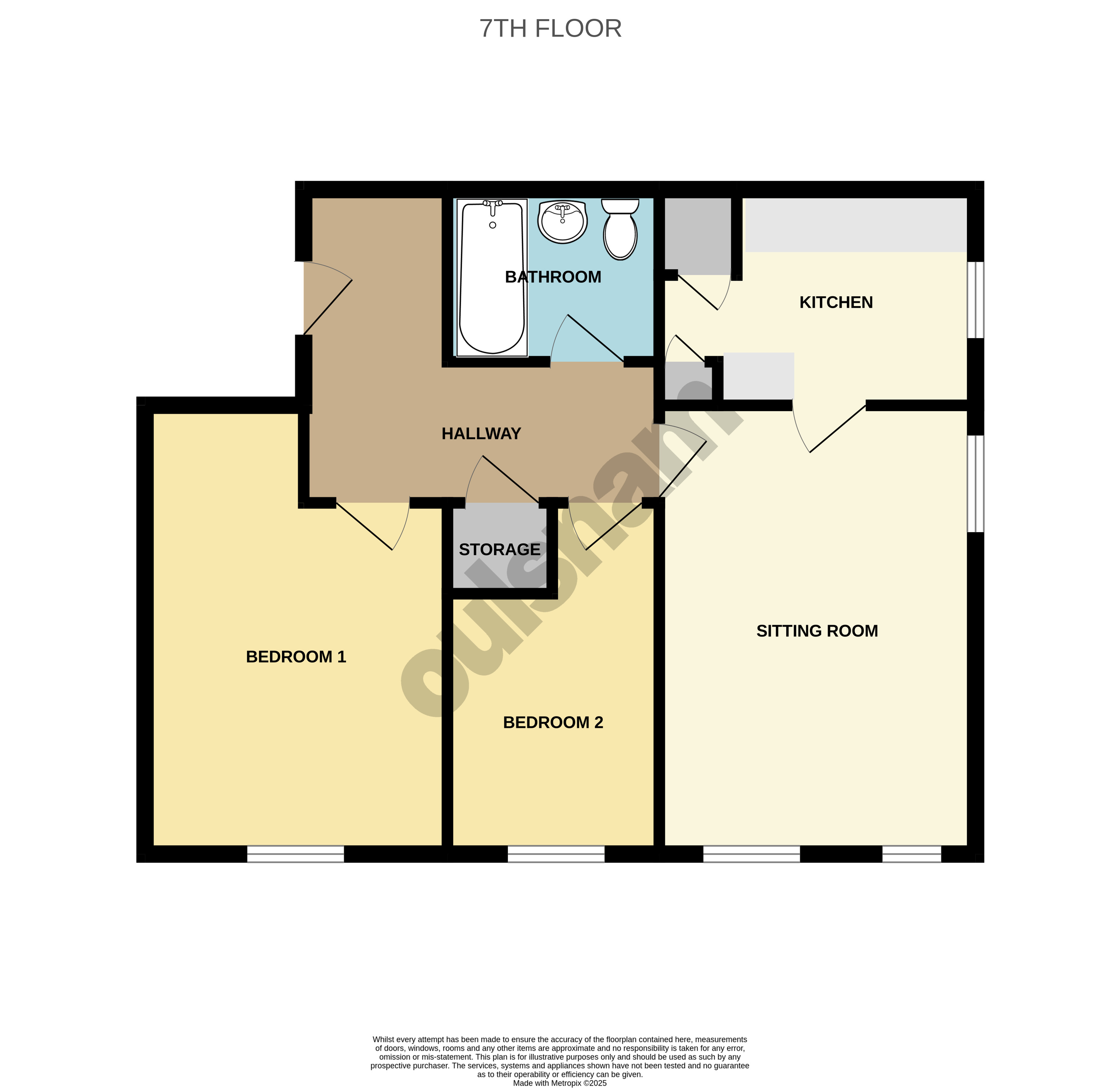 Flat 43, Bowen Court,, Wake Green Park, Birmingham floorplan