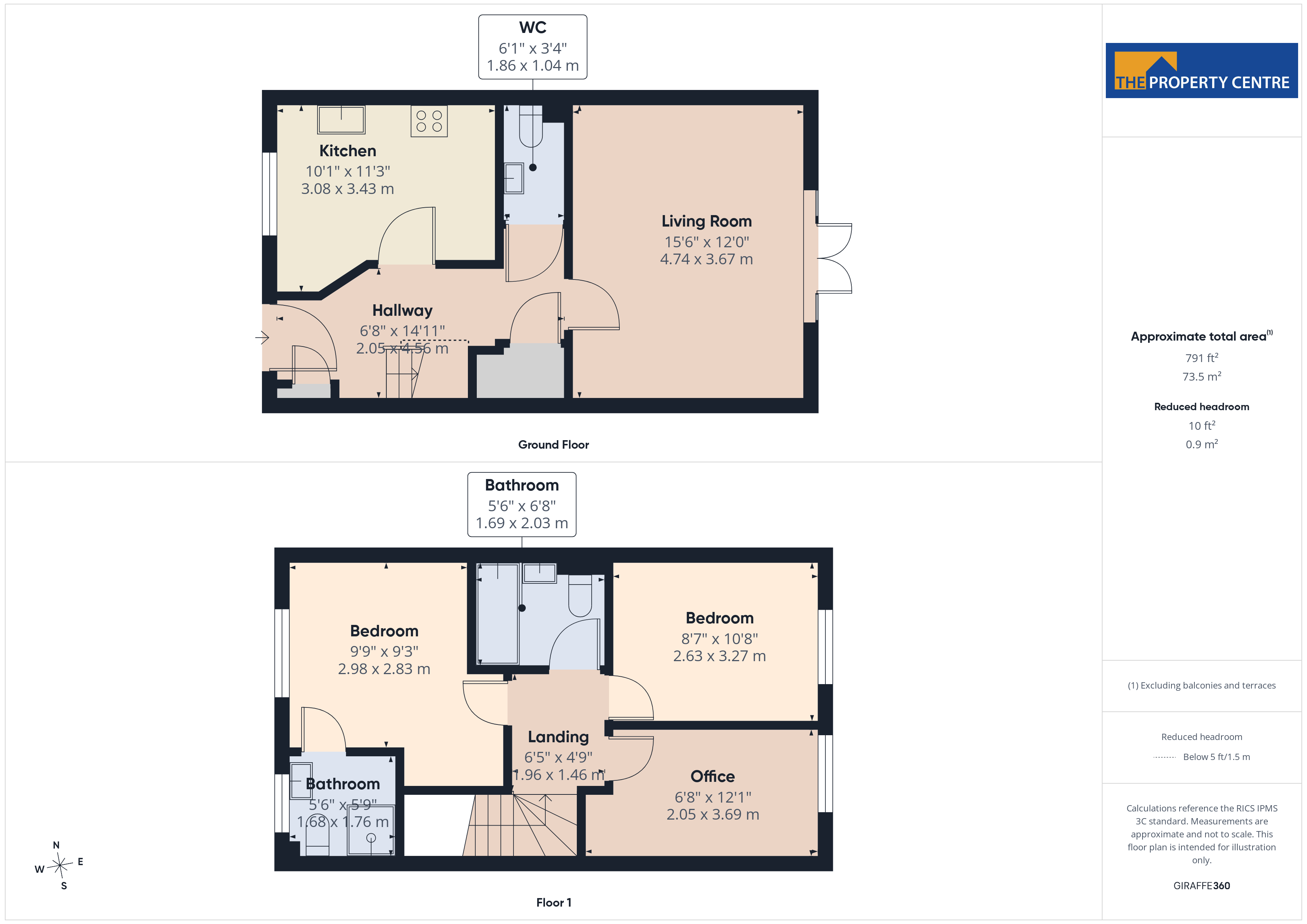 8, Lilburne Close, Worcestershire floorplan