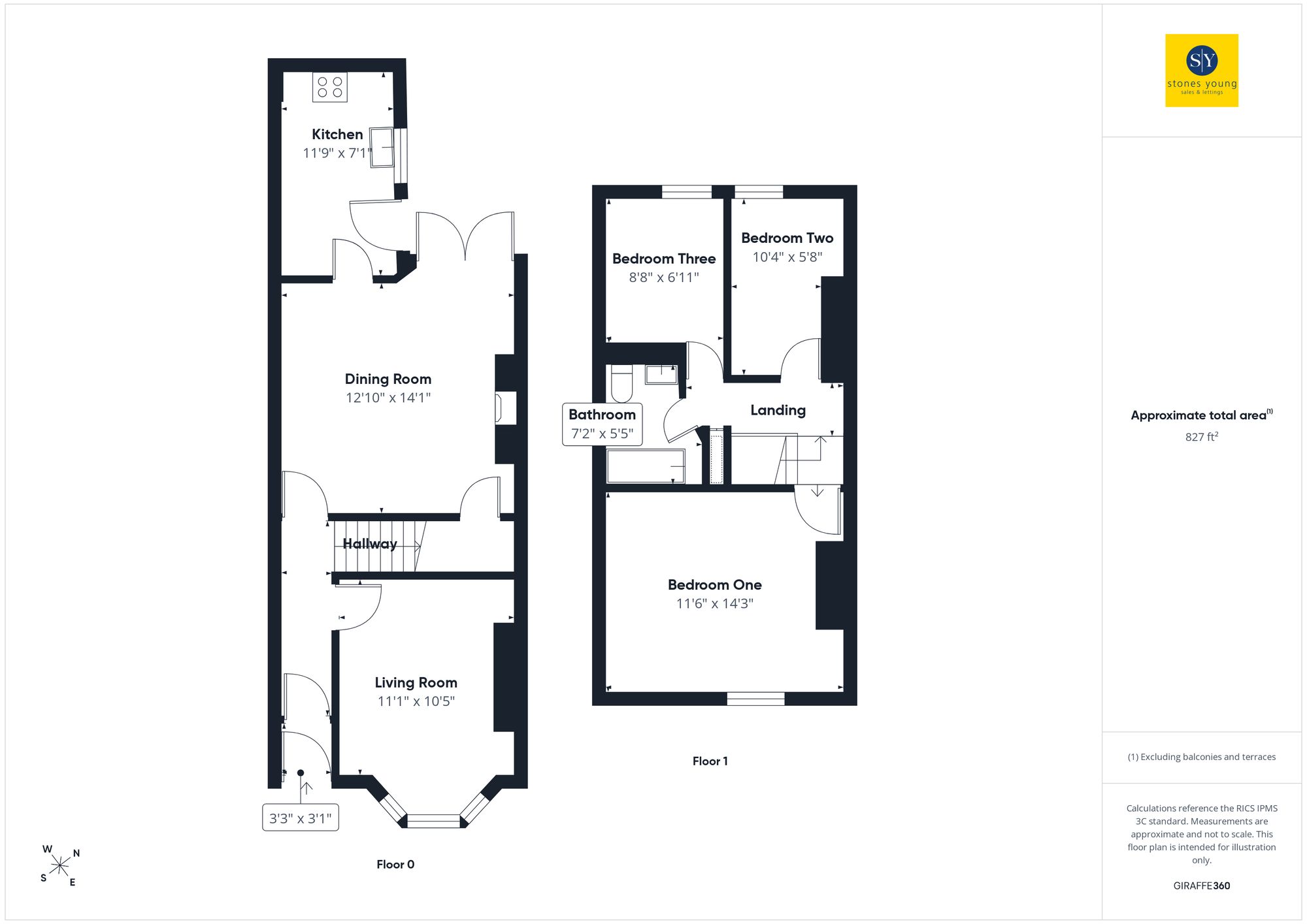 43 Coniston Road, Blackburn floorplan