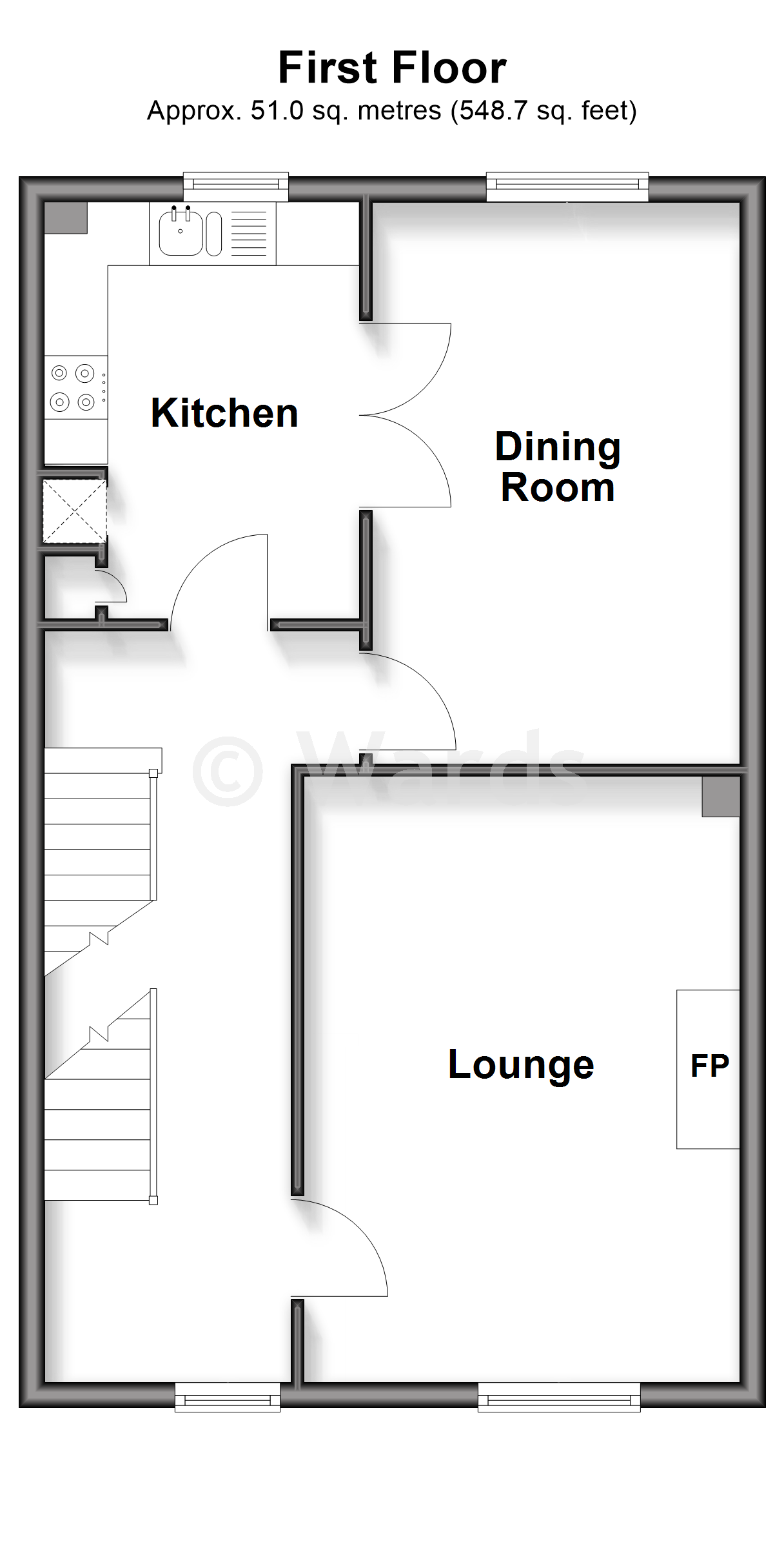 22, Cavalry Court, Deal floorplan