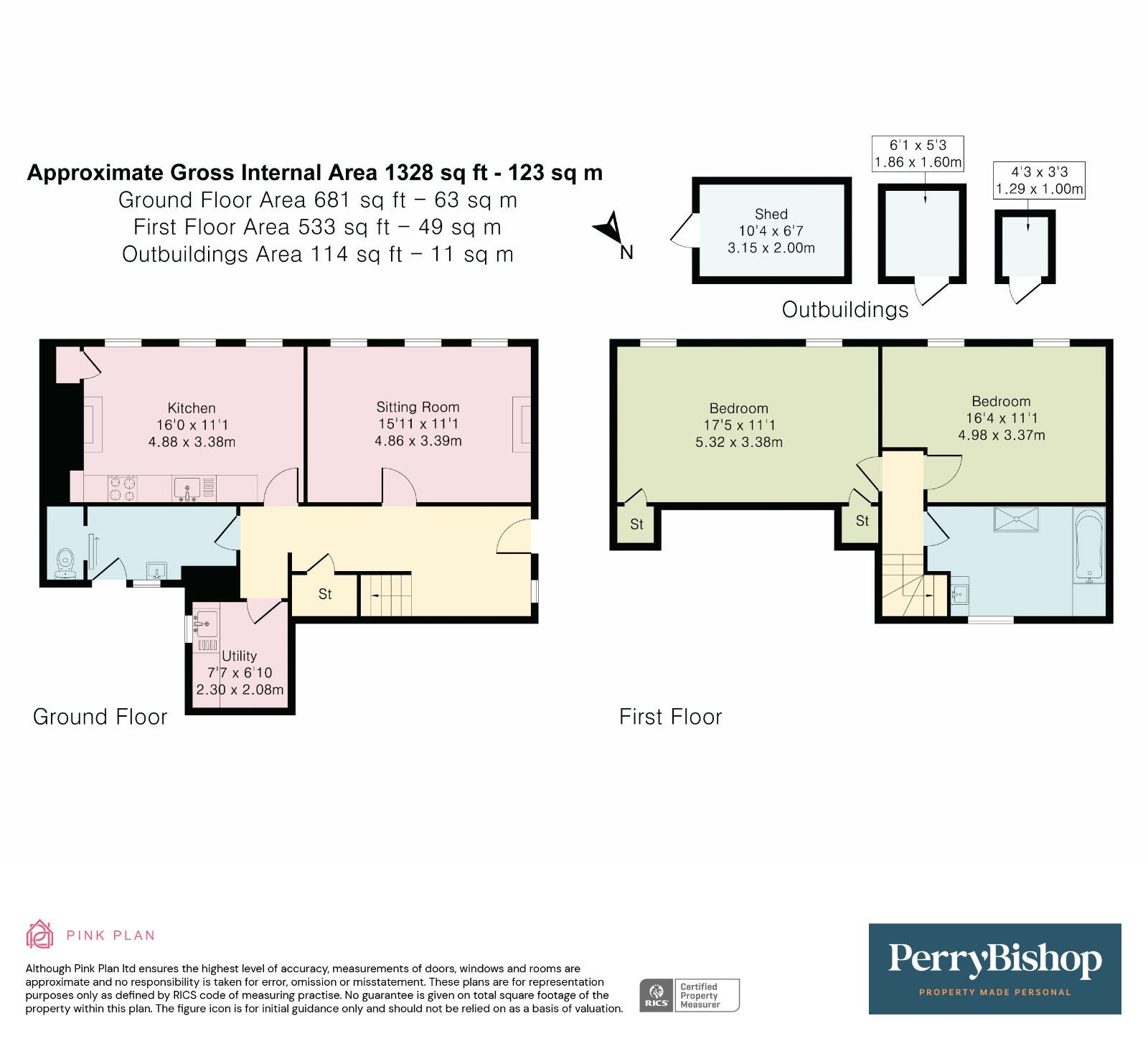 4 Trull Cottages,, Trull, Gloucestershire floorplan