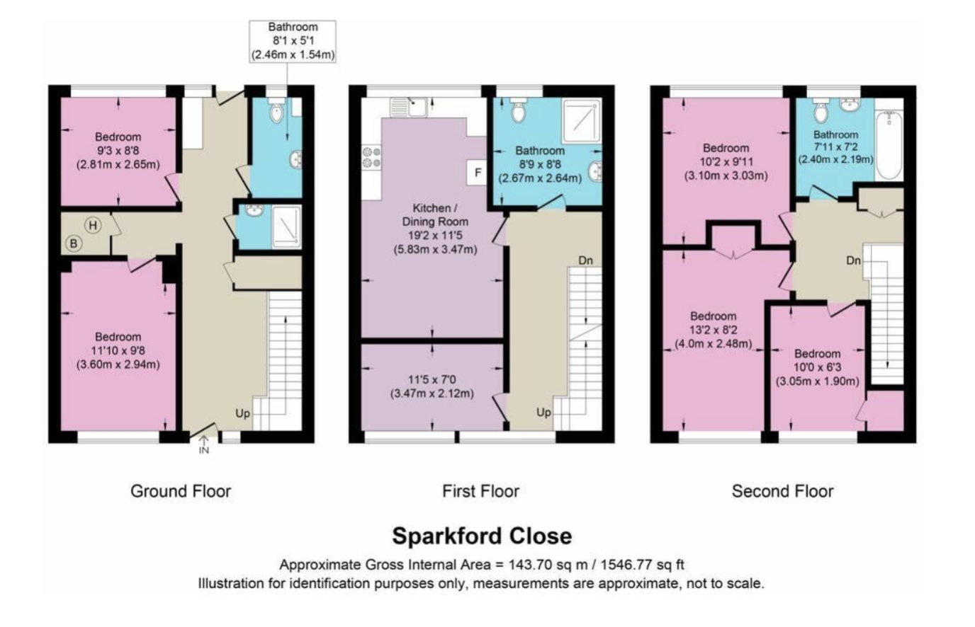 16, Sparkford Close, Winchester floorplan