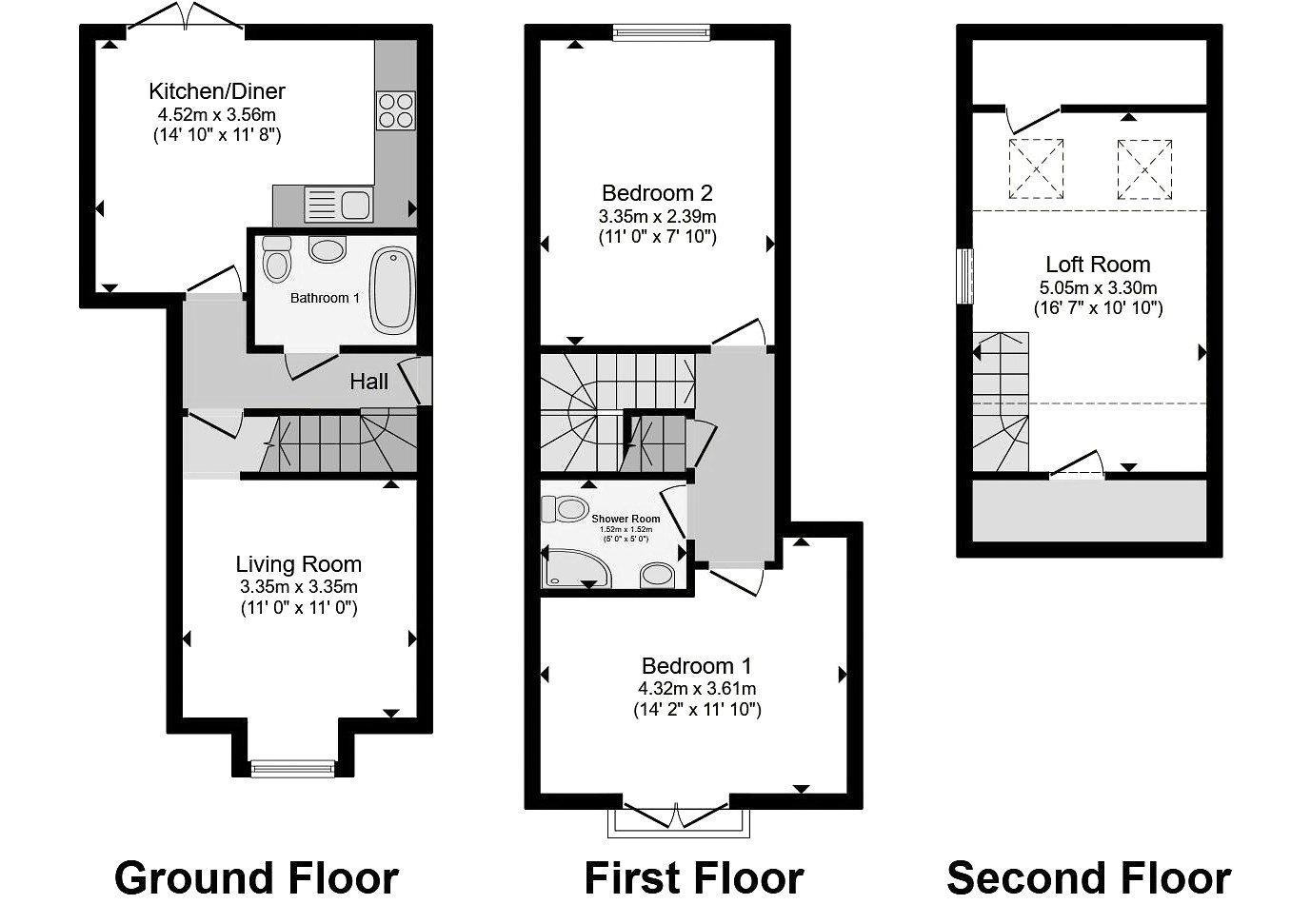 6A,, Ashley Road, Hertfordshire floorplan