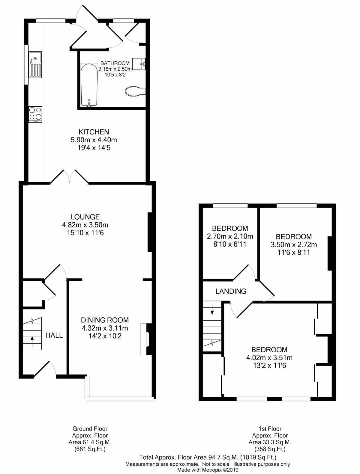 3 Bedrooms Terraced house for sale in Cranfield Road West, Carshalton SM5