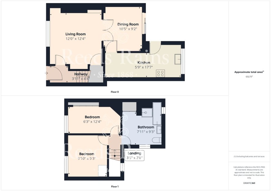 4 Dundas Street, New Marske, Redcar floorplan