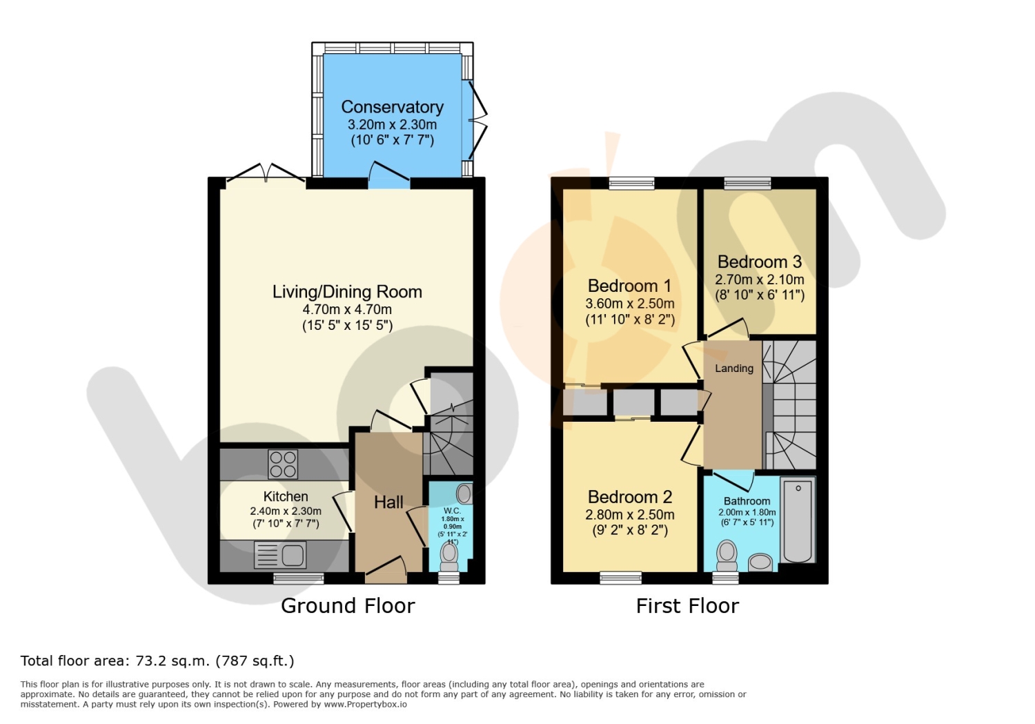 58, Kirklands, Renfrew floorplan