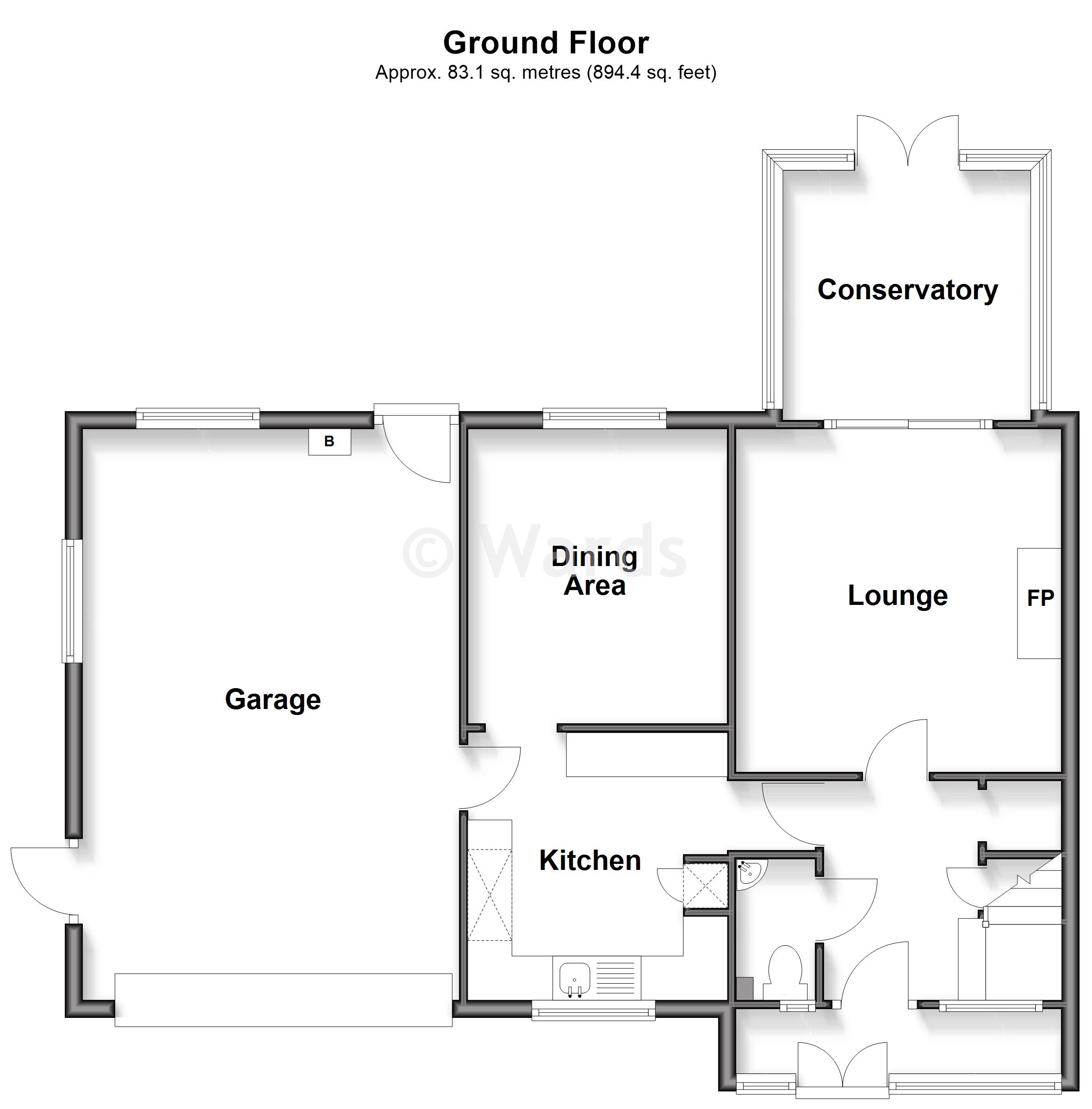 13, Godwyn Road, Deal floorplan