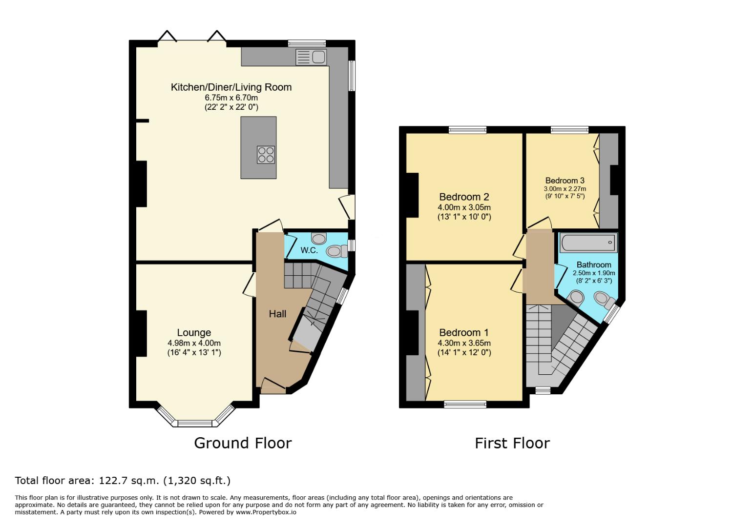 6, Folds Crescent, Sheffield floorplan