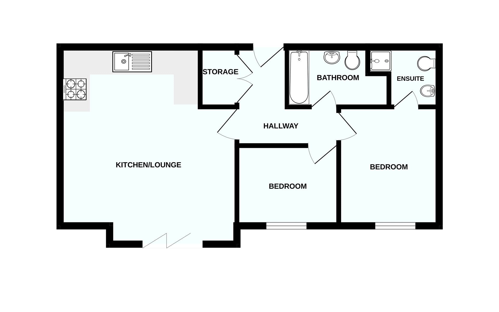 1 The Beach floorplan