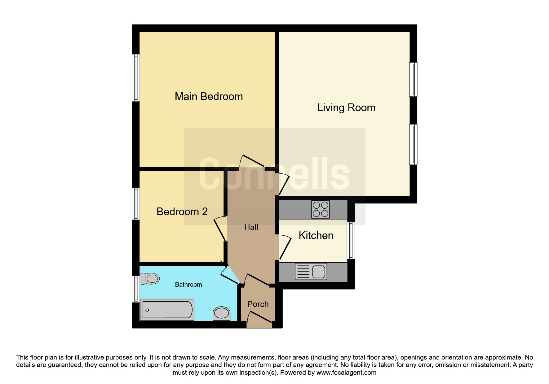 45, Turners Gardens, NORTHAMPTON floorplan