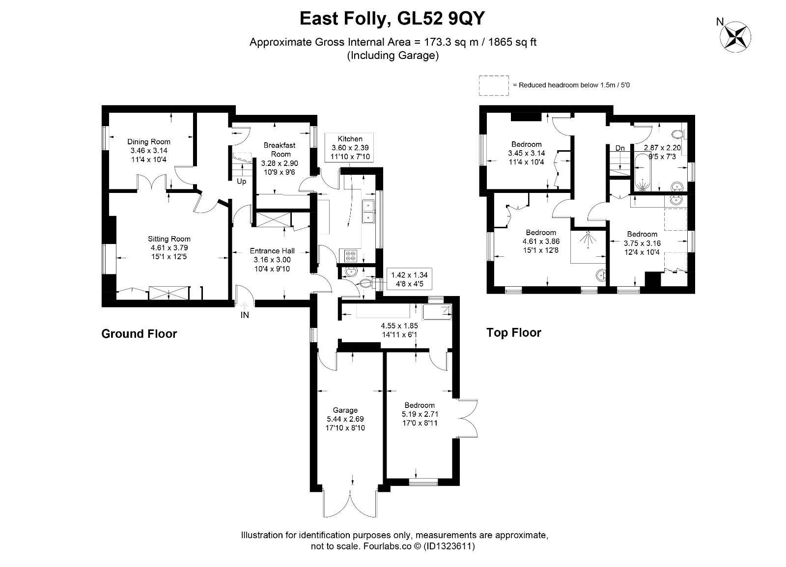 East Folly,, Gretton Road, Cheltenham floorplan