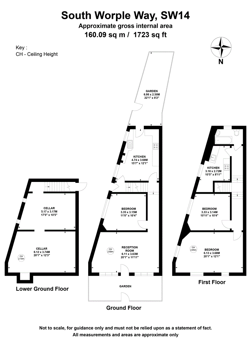 74 South Worple Way, London floorplan