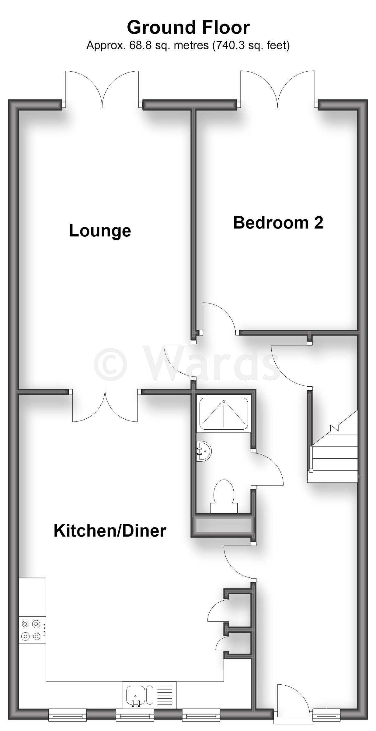 Harestone Cottage, New Hythe Lane, Aylesford floorplan