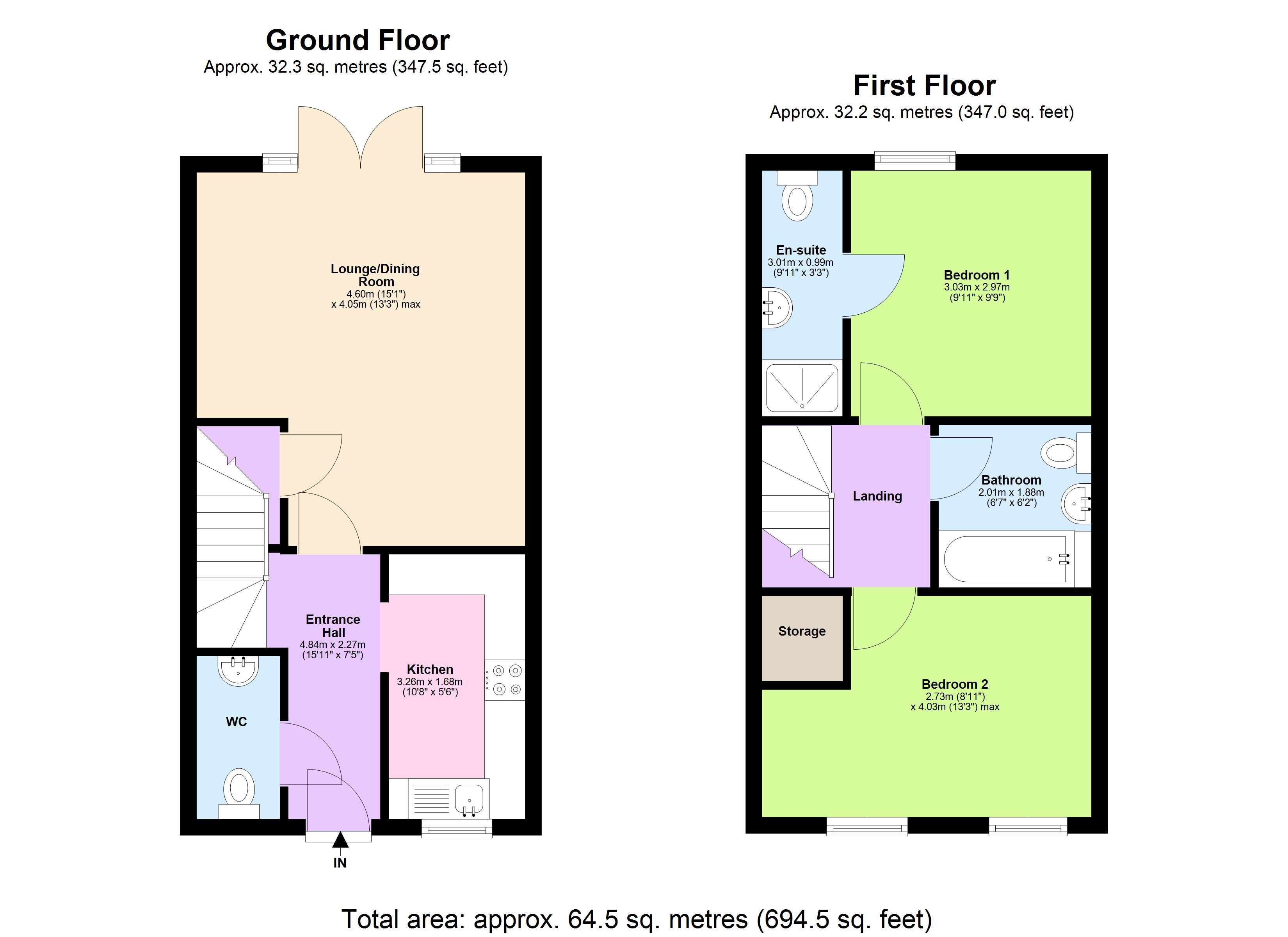 2, Barn View, Edlesborough floorplan