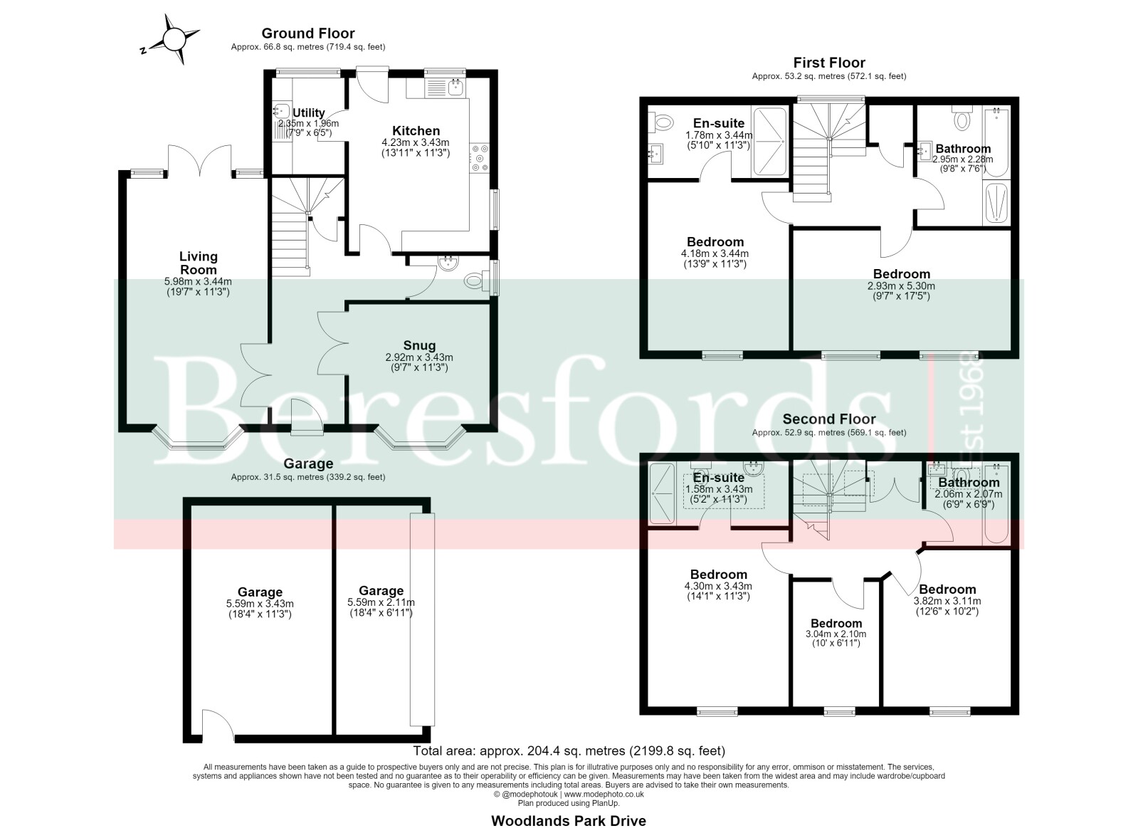 152, Woodlands Park Drive, Essex floorplan