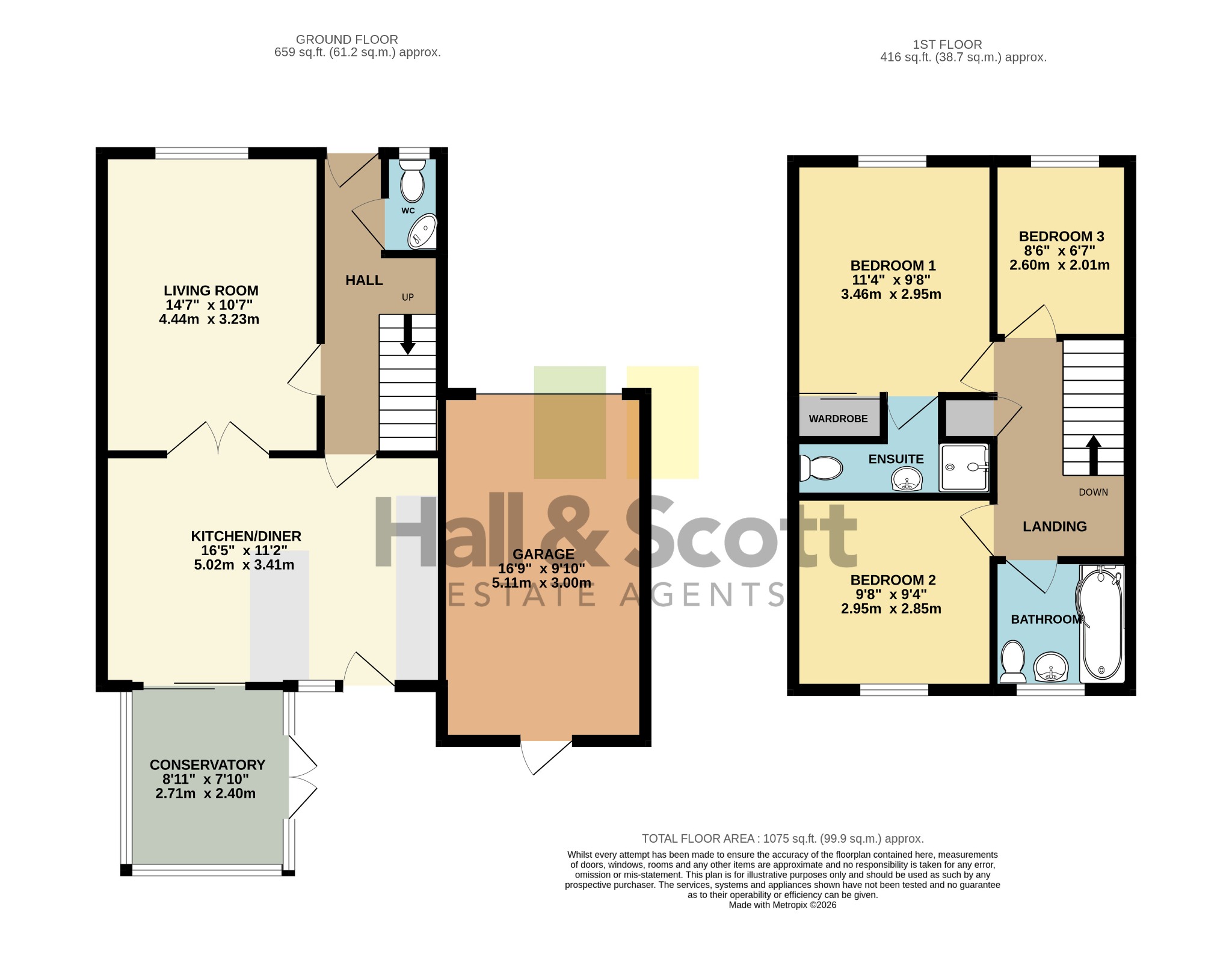 4 Taylor Close, Ottery St Mary floorplan