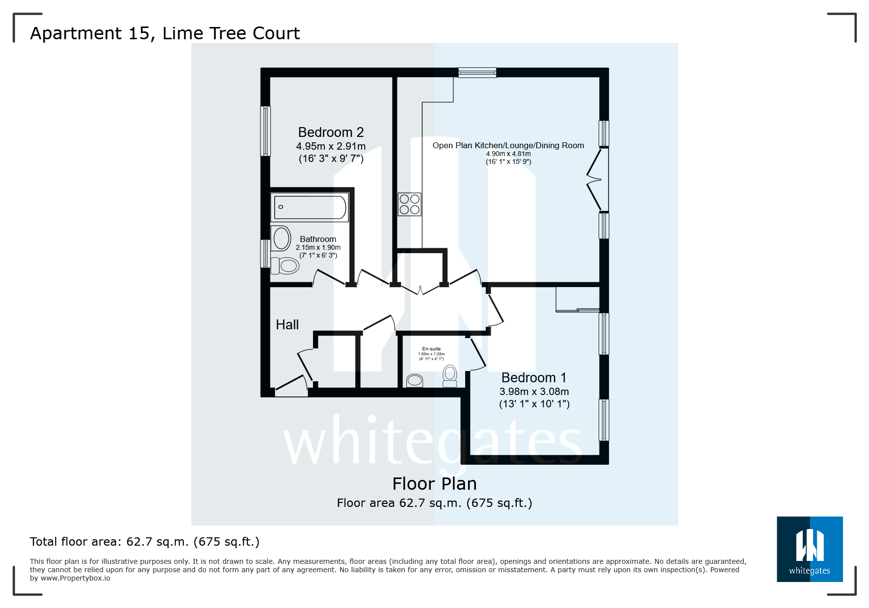 Apartment 15,, Lime Tree Court, Huddersfield floorplan