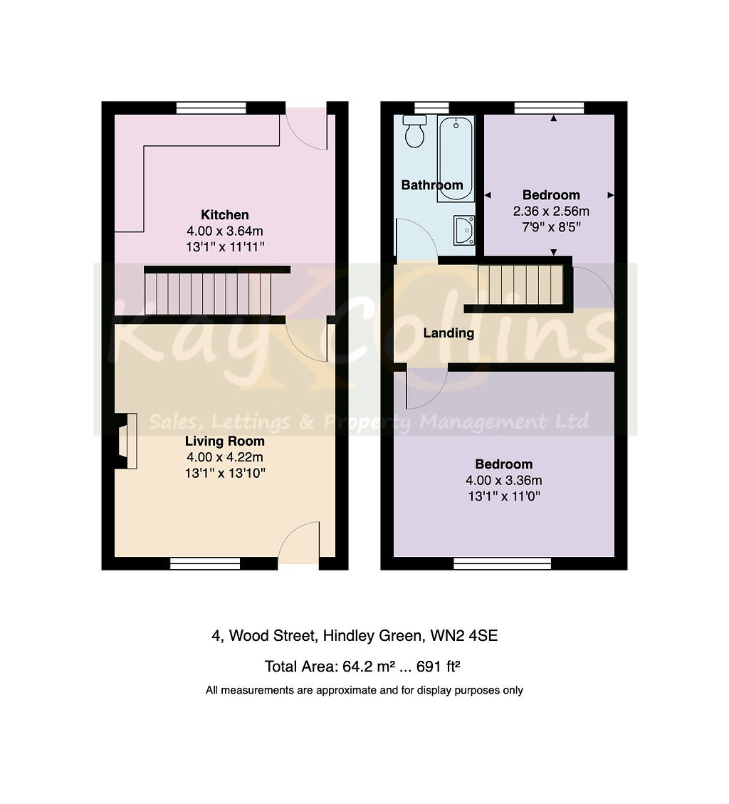 4, Wood Street, Hindley Green floorplan