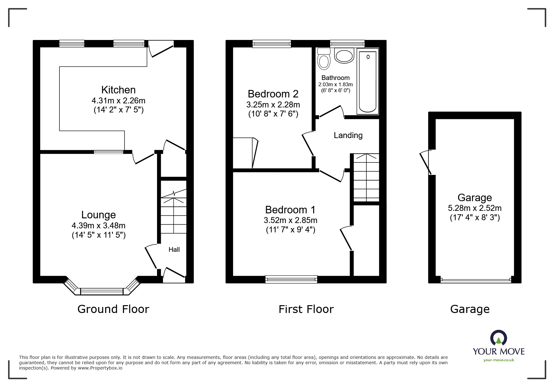 51, Orton Road, Leicestershire floorplan