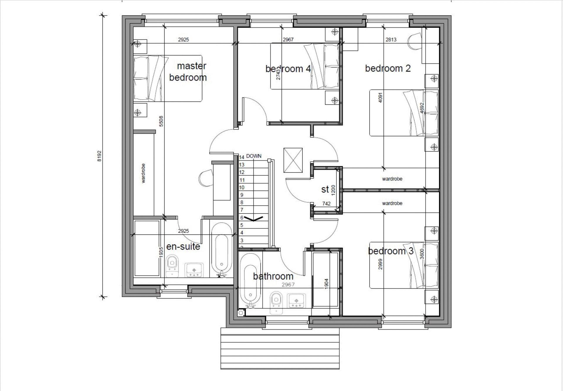 Plots 27 & 28 Oatlands Road, Plots 27 & 28 Oatlands Road, Andreas floorplan