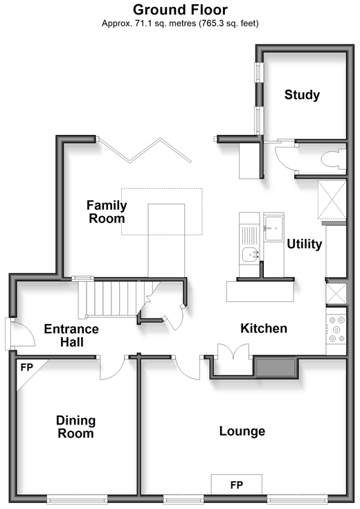 Chulkhurst Biddenden, Ashford floorplan