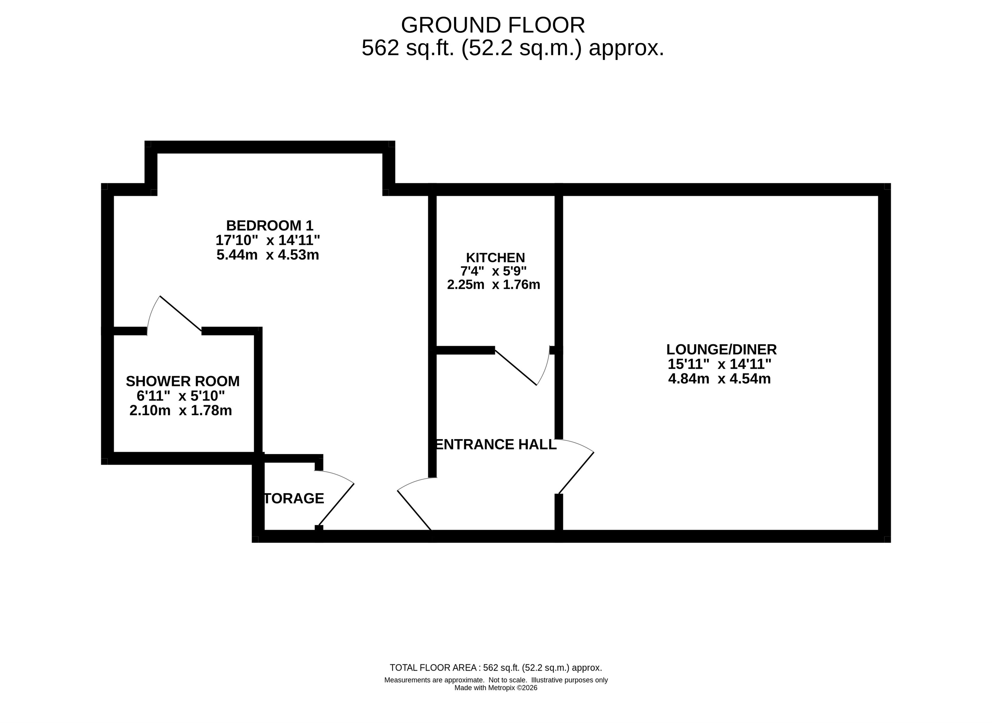 40, Regent Road, Altrincham floorplan