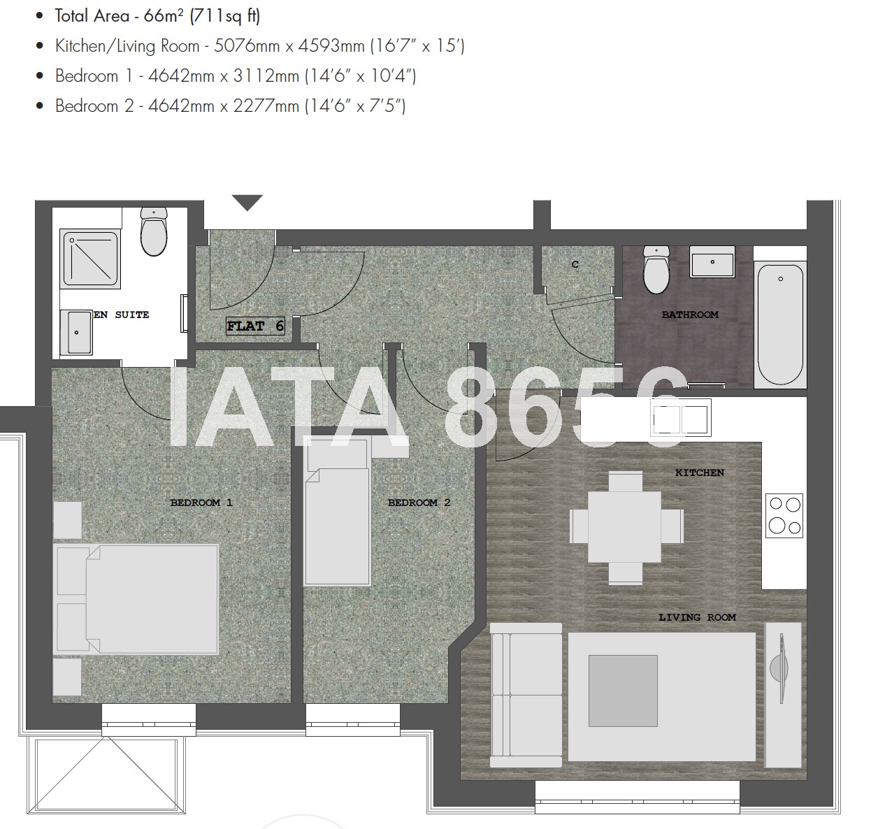 2 Bedrooms Flat to rent in Chequers Lane, Walton On The Hill, Tadworth KT20