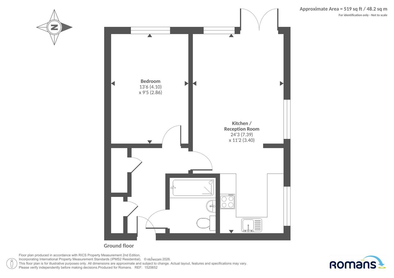 Flat 2, Sydenham House,, Sun Street, Berkshire floorplan