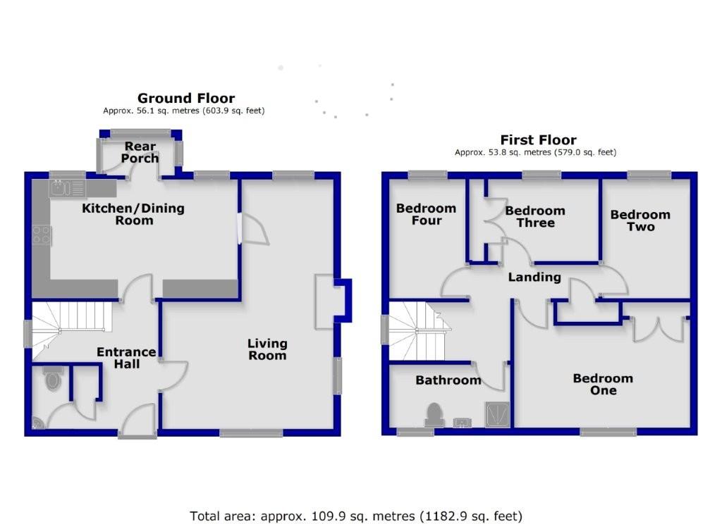 Pencoed, Capel Bangor, Aberystwyth floorplan