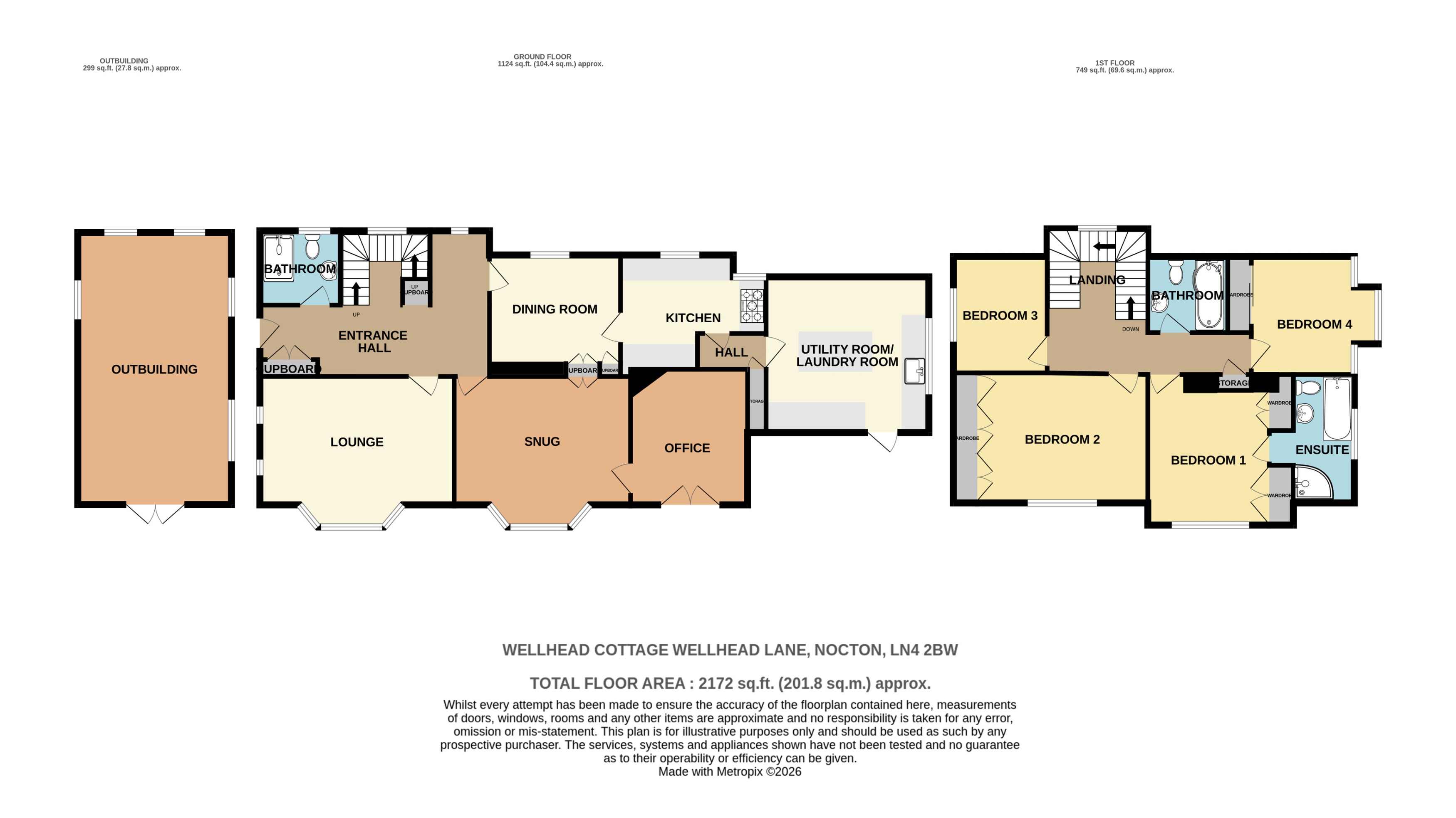 Wellhead Cottage, Wellhead Lane, Nocton floorplan