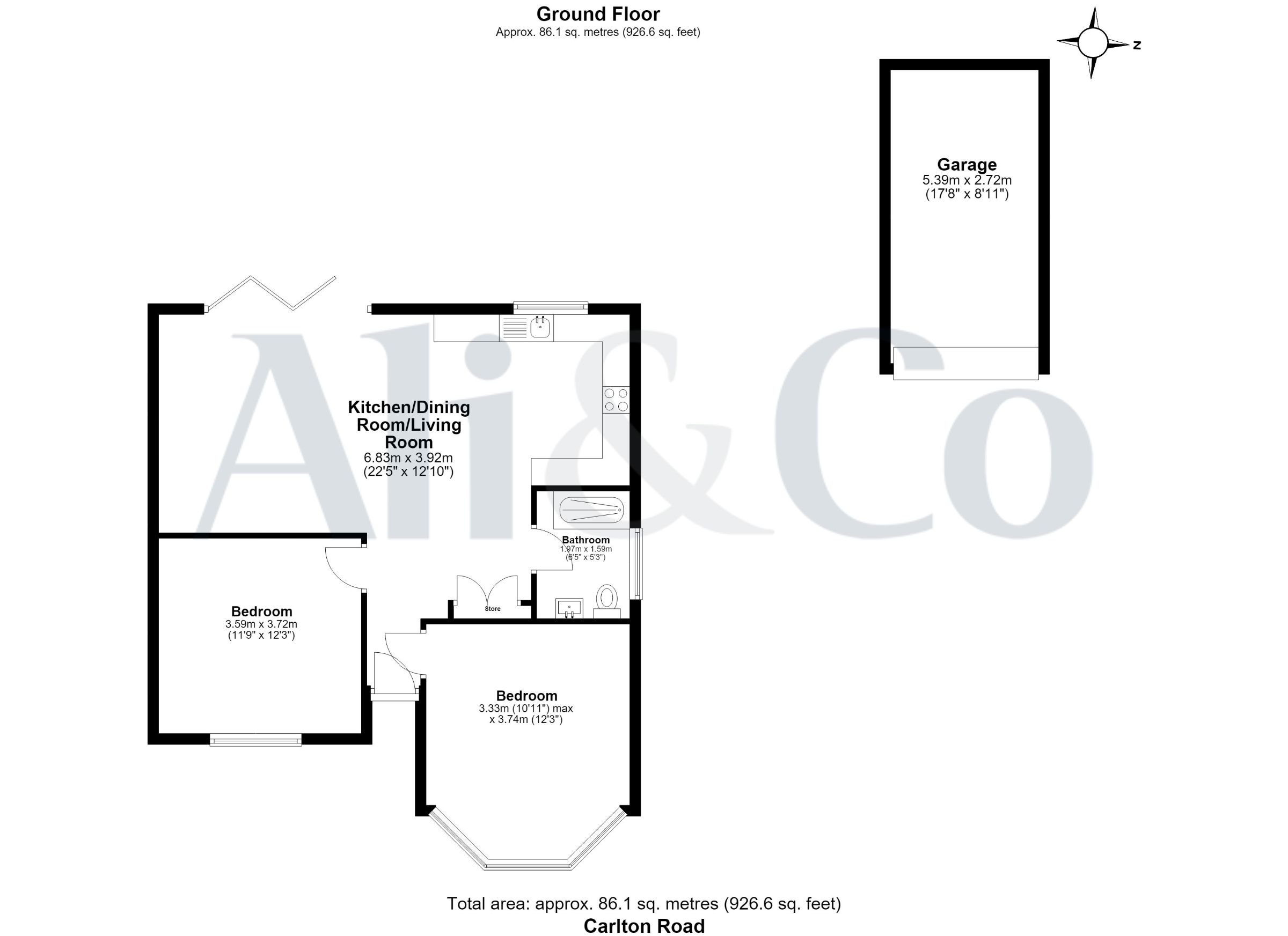 35 Carlton Road, Grays floorplan