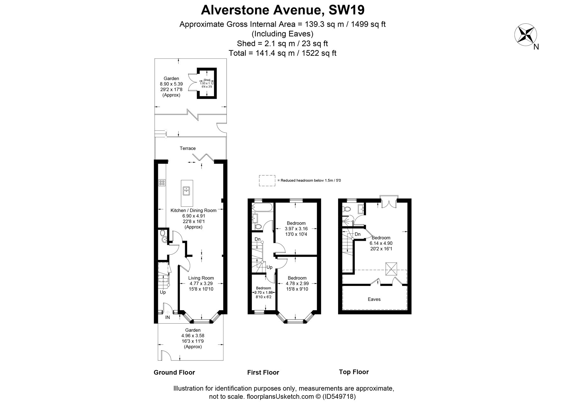 4 Bedrooms Terraced house for sale in Alverstone Avenue, Southfields, London SW19