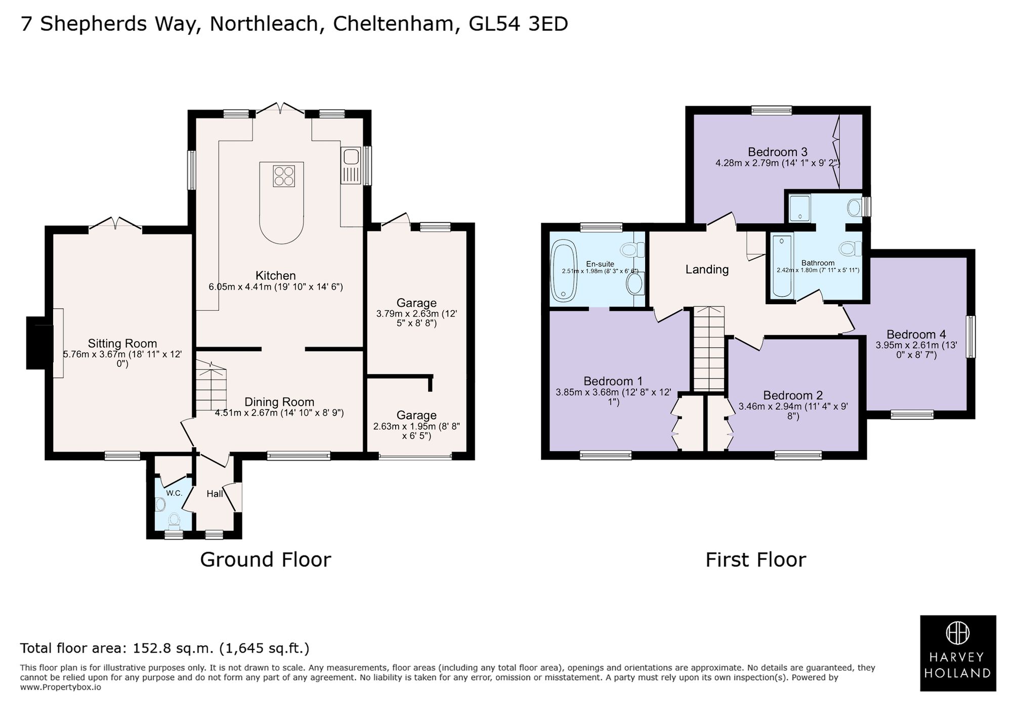 7 Shepherds Way, Cheltenham floorplan