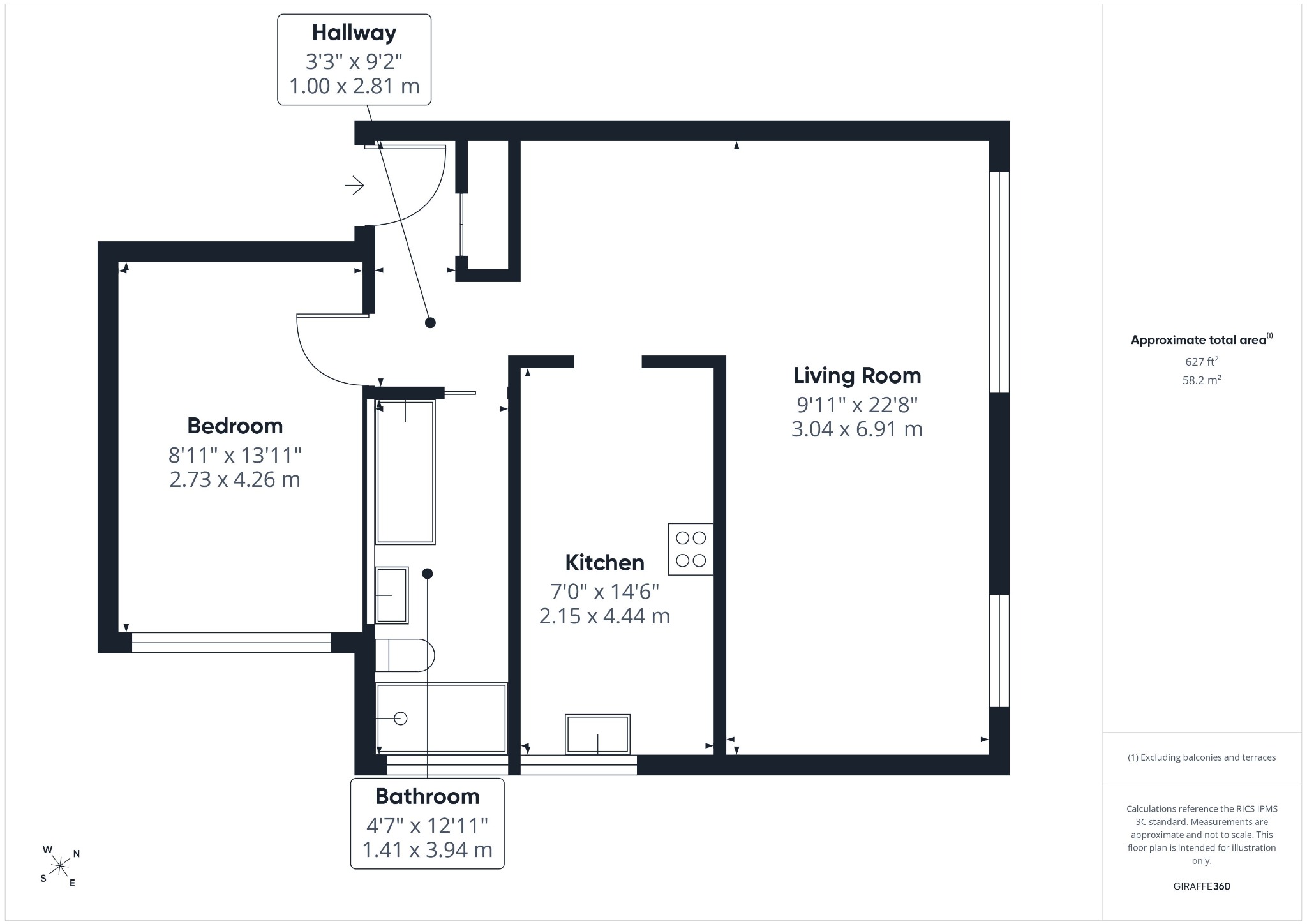 Westpoint, Bromley floorplan